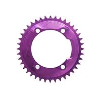 Compatible for Shimano Aero Closed Disc Chainring BCD110 3mm Offset 50-58T for Power Meter Spider Purple(Purple-40T)
