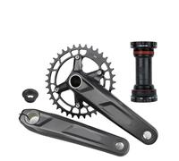 Compatible For Shimano Deore FC M5100, MTB Crankset 10-11S 170/175mm 32T Mountain Bike Sprocket With Bottom Bracket BB52 M500 M501(170mm 36T MT501)