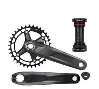 Compatible For Shimano Deore FC M5100, MTB Crankset 10-11S 170/175mm 32T Mountain Bike Sprocket With Bottom Bracket BB52 M500 M501(170mm 34T MT501)
