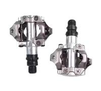 Compatible for Shimano Deore M6000 M520 PD-M520 SPD Double-sided Pedals, 55mm Center for MTB - Black Silver(Silver)