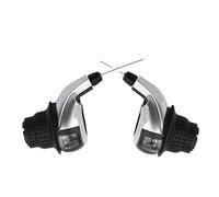 Compatible For SHIMANO Revoshift SL-RS45, 3x7/3x8 Speed Twist Shifter 21/24S MTB Grip Shifter With RS35 Grips(3x7 speed a pair)