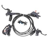 Compatible for Shimano SLX 2/4P L&R Hydraulic Brake Set MTB | Left Right Hydraulic Disc Brake Set 2/4 Piston Calipers for SLX M7100 M7120(M7120 Resin)