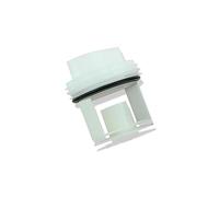Compatible For Siemens Bosch WM1095/1065 Drainage Pump Drain Outlet Seal Plug Filter Drum Washing Machine Cover Parts (Color : White water tank)