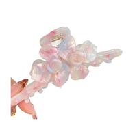 Compatible For Simple Temperament Shark Clip Ponytail Fixed Hair Grab Accessory Fashionable Versatile Vinegar(C)