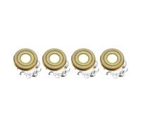 Compatible for Skull,Shaver Head Replacement Blade Compatible Skull Shaver,Compatible for Pitbull,Gold PRO Shaver Replacement Blade(Gold 4 pcs 1 Set)