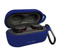 Compatible for Skullcandy Sesh,Giaogor Portable Silicone Case Anti-Lost & Shockproof Easy Carrying Protective Case with Keychain (Blue)