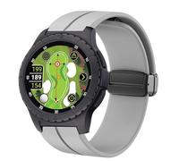 Compatible for SkyCaddie Watch Bands, Quick Release Soft Silicone Sport Wristband Replacement Straps Compatible for SkyCaddie LX2, LX5, LX5C Smart Watches (Gray, 20mm size band)