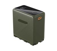 Compatible for SmallRig NP-F970 Camera Battery 10500mAh with USB-C Charging for LED Light(Green 4577)