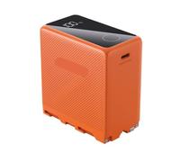 Compatible for SmallRig NP-F970 Camera Battery 10500mAh with USB-C Charging for LED Light(Orange 4576)
