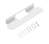 Compatible for SONOS BEAM Wall Mount Black/White, Bracket Offers Easy Installation and Secure Fit Under TV or Above, for Home Theaters and Small Spaces (White)
