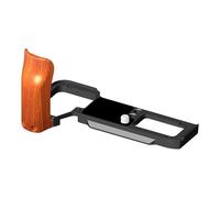 Compatible for Sony A7C II/A7CR/A7C2 Quick Release QR Plate - Extension Hand Grip L Bracket with Wooden Handle