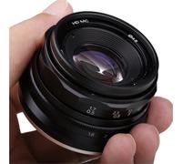 Compatible for Sony E Mount 35mm F1.6 APS-C Manual Focus Prime Lens(Black,M4/3)