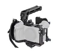 Compatible For Sony FX2 - Camera Cage Kit With Top Plate Clamp, Cold Shoe Rail & Wrist Strap Handle(Cage Kit 5590)