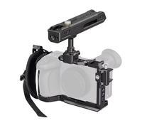 Compatible For Sony FX2 - Camera Cage Kit With Top Plate Clamp, Cold Shoe Rail & Wrist Strap Handle(Cage Kit 5589)