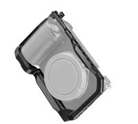 Compatible For Sony ZV-E10 Aluminum Cage | 1/4 inch threads & cold shoe slots expand gear setup for vlog and travel shooting(1)