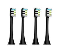 Compatible for SOOCAS Sonic Electric Toothbrush Heads Replacement X1 X3 X3U X5 Teeth Brush(Black 4 pcs)