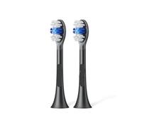 Compatible for SOOCAS X3S/X3U Replacement Toothbrush Heads X3pro/D2/D3S/D5 Sonic Electric Tooth Brush Head Nozzle Jets(2 Clean Black)