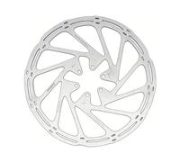 Compatible for SRAM AVID 2pcs Gold/Silver Bike Brake Rotor - 140/160/180/203mm Centerline Stainless for Road & MTB Hydraulic Brakes(160-180mm Silver)