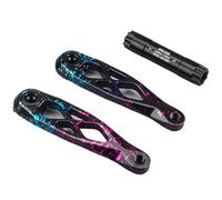 Compatible For SRAM DUB, MTB Crankset 165/170mm 29mm Axis 3-Bolt Direct Mount For Enduro AM Mountain Bike(Rainbow Crank,170mm)