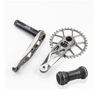 Compatible For SRAM DUB, MTB Crankset 165/170mm 29mm Axis 3-Bolt Direct Mount For Enduro AM Mountain Bike(Titanium 34T BB,160mm)