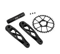 Compatible For SRAM DUB, MTB Crankset 165/170mm 29mm Axis 3-Bolt Direct Mount For Enduro AM Mountain Bike(Black Crank 36T,170mm)