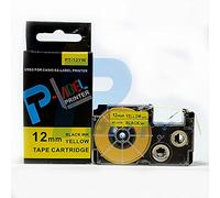 Compatible for Tape 12mm Black on Yellow Label KL60 XR-12YW1 EZ Lable