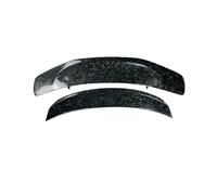 Compatible For Tesla Model Y - Sleek Carbon Fiber Tailgate Upgrade Dual-Layer Rear Spoiler Wing No-Drill Installation(Forged Carbon Fiber)