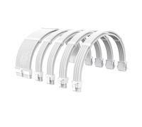 Compatible for TEUCER - 35CM CPU PSU Extension Cable Kit, 24Pin ATX/6+2Pin PCI-E/4+4Pin EPS, Power Cord with Cable Comb(MZ-5-Rainbow)