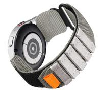 Compatible for Timex Marlin Bands, 20mm, 22mm, 24mm Quick Release Rugged Nylon Sports Strap with Woven Loop Design Compatible for Timex Expedition watch (Cross-Gray, 22mm size band)