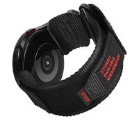 Compatible for Timex Marlin Bands, 20mm, 22mm, 24mm Quick Release Rugged Nylon Sports Strap with Woven Loop Design Compatible for Timex Expedition watch (Black, 24mm size band)