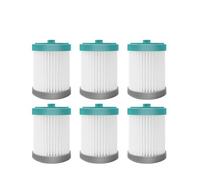 Compatible For Tineco A10 A11 Hero A10 A11 Master PURE ONE S11 S12 PWRHERO11 Cordless Vacuum Roller Brush Pre.HEPA Filter.Spare Parts For Detergents.Replace The Filter (Color : 6 pcs-01)