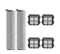 Compatible For Tineco，Compatible For Floor，One S3/iFloor3，Wet Dry Vacuum Cleaner Parts Roller Brush Filter Replacement Accessories(2+4pcs)