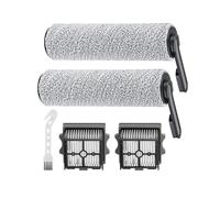 Compatible For Tineco Floor ONE S5 Combo，Cordless Wet Dry Vacuum Cleaner Replacement Accessories Roller Brush HEPA Filter Cleaning Brush (Color : Filter 2pcs Brush 2pcs)