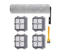 Compatible For Tineco Floor ONE S5 Floor/One S5 Pro，Cordless Wet Dry Vacuum Cleaner Replacement Accessories Roller Brush HEPA Filter Main Brush (Color : Filter 4pcs Main Brush 1pcs)