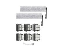 Compatible For Tineco Floor ONE S5/ Pro 2，Floor ONE S5，Cordless Wet Dry Vacuum Cleaner Cleaning Accessories Replacement HEPA Filter Brush Roller (Color : Brush 2pcs Filter 6pcs)