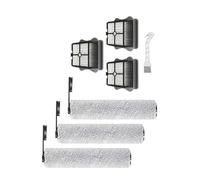 Compatible For Tineco Floor ONE S5 / S5 Pro，Cordless Wet Dry Vacuum Cleaner Accessories Spare Parts Kits HEPA Filter Soft Roller Brush Filter Element (Color : Brush 3pcs Filter 3pcs)