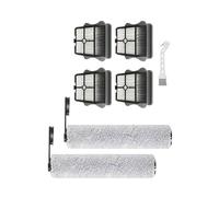 Compatible For Tineco Floor ONE S5 / S5 Pro，Cordless Wet Dry Vacuum Cleaner Accessories Spare Parts Kits HEPA Filter Soft Roller Brush Filter Element (Color : Brush 2pcs Filter 4pcs)