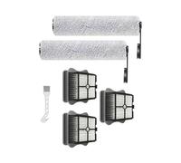 Compatible For Tineco Floor ONE S5 / S5 Pro，Cordless Wet Dry Vacuum Cleaner Accessories Spare Parts Kits HEPA Filter Soft Roller Brush Filter Element (Color : Brush 2pcs Filter 3pcs)