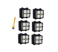 Compatible For Tineco Floor ONE S5，Wet Dry Wash Vacuum Cleaner Accessories Replacement Spare Parts Roller Brush Hepa Filter Cleaning Brush (Color : Filter 6pcs)