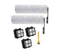 Compatible For Tineco Floor ONE S5,Wet Dry Wash Vacuum Cleaner Accessories Replacement Spare Parts Roller Brush Hepa Filter Cleaning Brush (Color : Filter 3pcs Brush 2pcs)