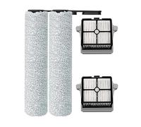 Compatible For Tineco Floor ONE S6/S6PRO。Cordless Wet Dry Floor Washer Vacuum Cleaner Replacement Accessories。 HEPA Filters，Brush Roller