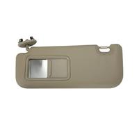 Compatible For Toyota Auris Corolla 2008-2013 Car Sun Visor With Mirror Grey Beige Left Right Side Driver Passenger Side Interior(Beige Left)