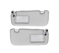 Compatible For Toyota Corolla 2007-2013 Sun Visor Dark Beige Gray Left Right Side Driver Passenger Side Fabric Material(Gray Left and Right)