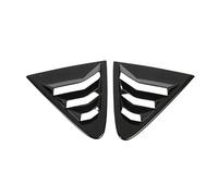 Compatible For Toyota Corolla Sedan 2019-2023 Car Rear Louver Window Side Shutter Cover Trim Sticker Vent Scoop ABS Carbon Fiber Black(Black)