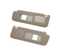 Compatible For Toyota Land Cruiser J12 Prado LC 2002-2009 Car Sun Visor Sunvisor Shade Gray Beige Left Right Driver Passenger Side(Beige 1 Set)