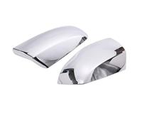 Compatible for Toyota Tundra Crew Max 2014-2021 Sequoia 2008-2015 ABS Silver Side Rearview Mirror Cover Sticker Car Accessories(Bright)