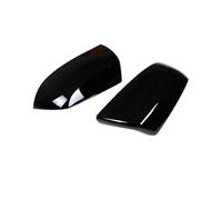 Compatible for Toyota Tundra Crew Max 2014-2021 Sequoia 2008-2015 ABS Silver Side Rearview Mirror Cover Sticker Car Accessories(Black)
