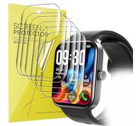 Compatible for TOZO S4 Smart Watch Screen Protector, [6 Pack] Full Coverage TPU Clear Film Compatible for TOZO S4 AcuFit One 1.78-inch Smart Watch (6 pack)