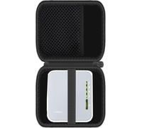 Compatible for TP-Link TL-WR902AC Case, Lamshaw Durable EVA Carrying Case, Shockproof & Lightweight Protective Cover Compatible with TP-Link AC750, TL-WR902AC Travel Router (Black)