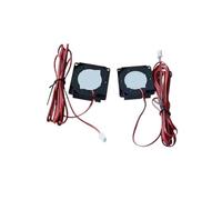 Compatible For TRONXY, 4010 Blower Fan 2Pcs | 2-pack 4010 blower cooling fan for extrusion head, 12V/24V options, efficient cooling(24V wire 2000mm)
